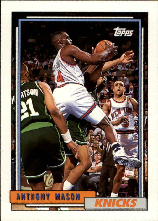 1992-93 Topps #195 Anthony Mason