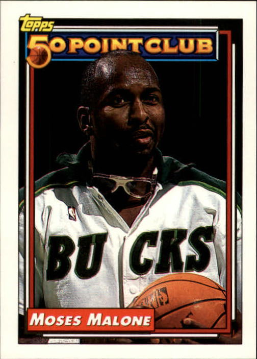 1992-93 Topps #208 Moses Malone 50P