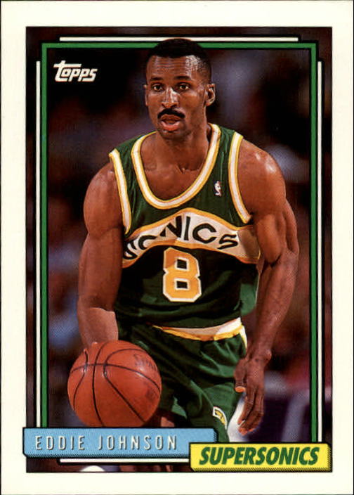 1992-93 Topps #384 Eddie Johnson