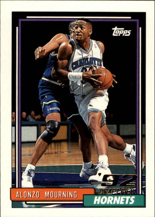 1992-93 Topps #393 Alonzo Mourning RC