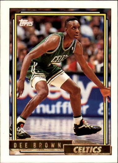 1992-93 Topps Gold #17 Dee Brown