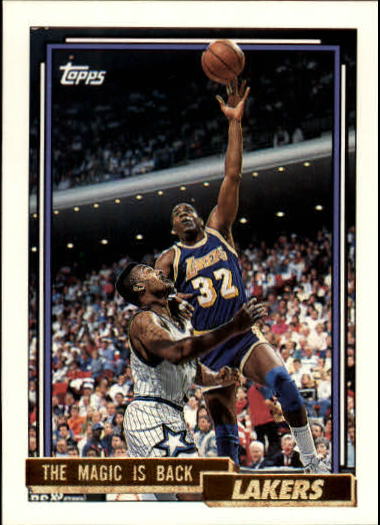 1992-93 Topps Gold #54 Magic Johnson