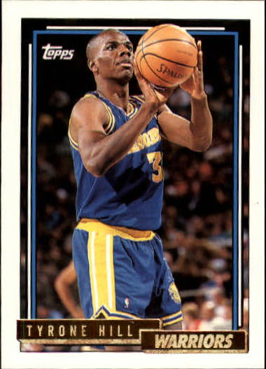 1992-93 Topps Gold #162 Tyrone Hill