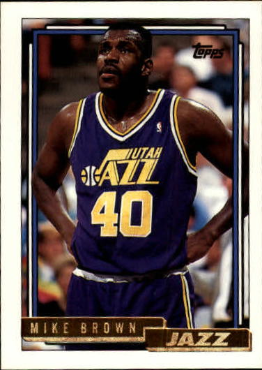 1992-93 Topps Gold #177 Mike Brown