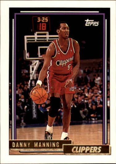 1992-93 Topps Gold #189 Danny Manning