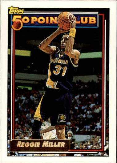 1992-93 Topps Gold #215 Reggie Miller 50P