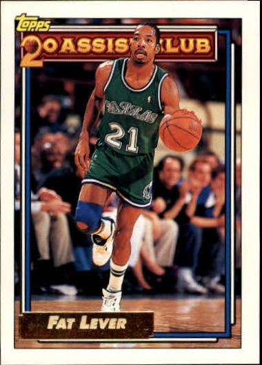 1992-93 Topps Gold #221 Fat Lever 20A