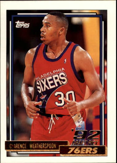1992-93 Topps Gold #294 Clarence Weatherspoon