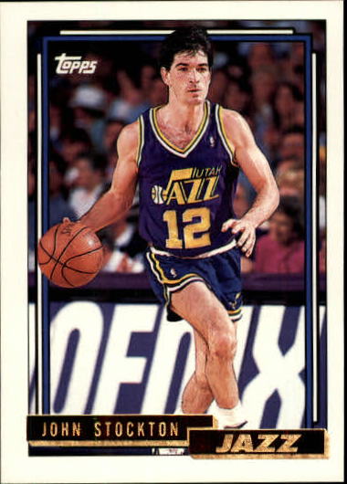 1992-93 Topps Gold #301 John Stockton
