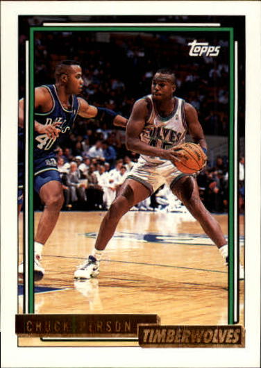 1992-93 Topps Gold #327 Chuck Person