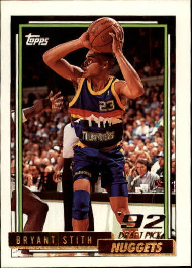 1992-93 Topps Gold #341 Bryant Stith