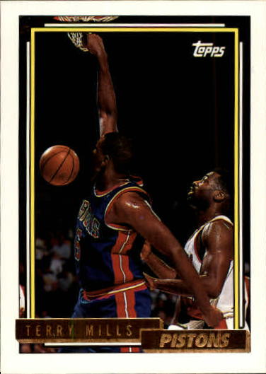 1992-93 Topps Gold #369 Terry Mills