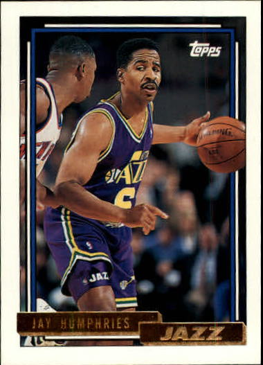1992-93 Topps Gold #372 Jay Humphries
