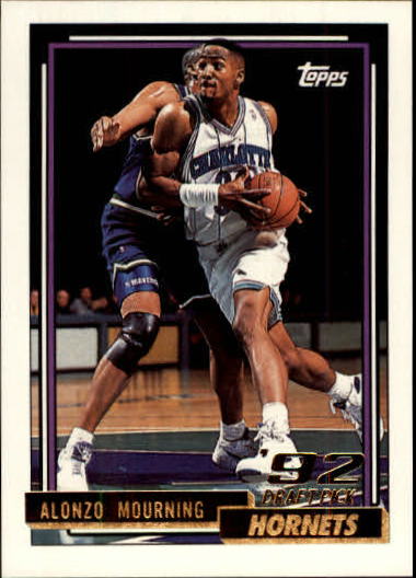 1992-93 Topps Gold #393 Alonzo Mourning