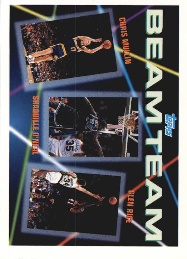 1992-93 Topps Beam Team #7 Chris Mullin/Shaquille O'Neal/Glen Rice