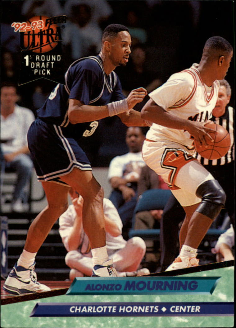 1992-93 Ultra #193 Alonzo Mourning RC