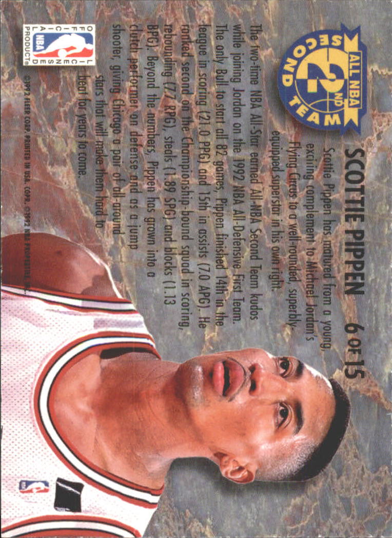 1992-93 Ultra All-NBA #6 Scottie Pippen back image