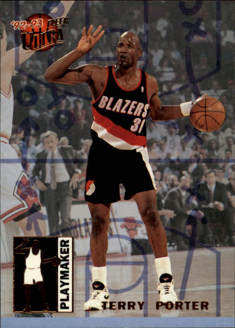 1992-93 Ultra Playmakers Portland Trail Blazers Basketball ...