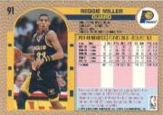 1992-93 Fleer #91 Reggie Miller back image