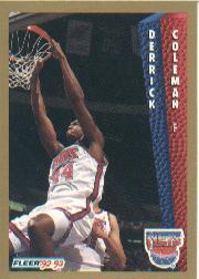 1992-93 Fleer #143 Derrick Coleman
