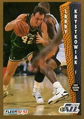 1992-93 Fleer #223 Larry Krystkowiak