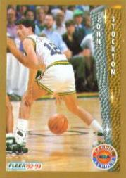 1992-93 Fleer #240 John Stockton LL