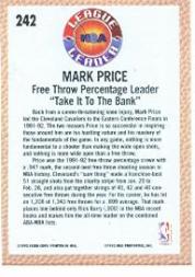 1992-93 Fleer #242 Mark Price LL back image