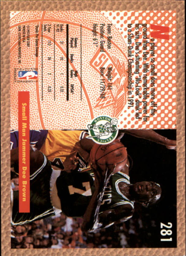 Sports Card Back