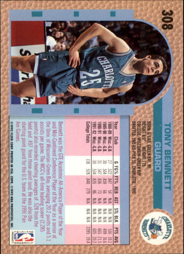 B0464- 1992-93 Fleer Basketball #s 251-444 +Inserts -You Pick- 15+ FREE US SHIP - Picture 93 of 385