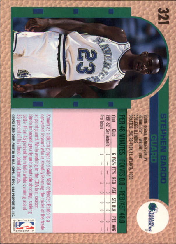 B0464- 1992-93 Fleer Basketball #s 251-444 +Inserts -You Pick- 15+ FREE US SHIP - Picture 117 of 385