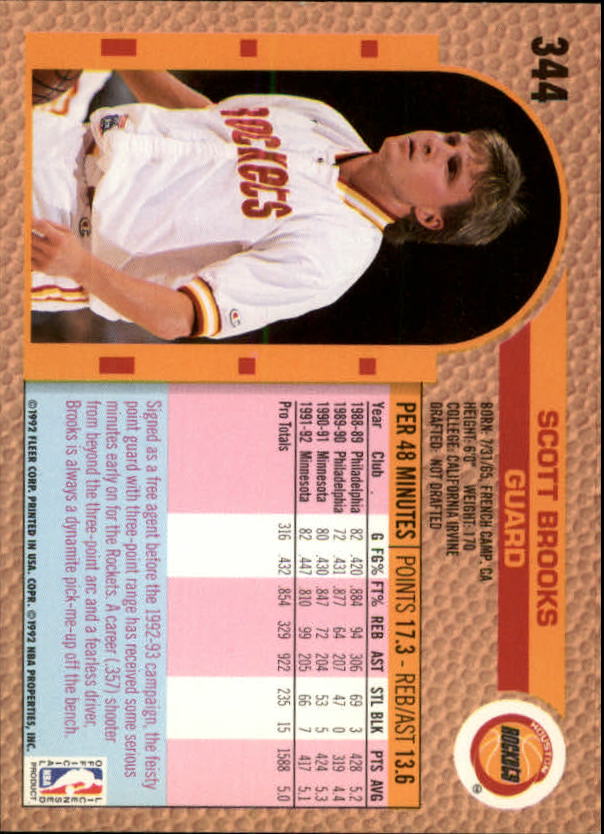 B0464- 1992-93 Fleer Basketball #s 251-444 +Inserts -You Pick- 15+ FREE US SHIP - Picture 161 of 385