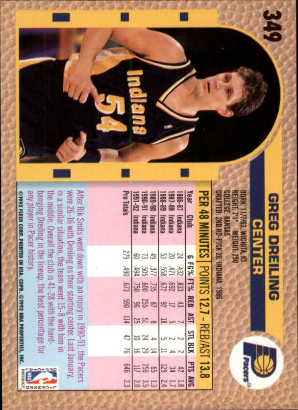 B0464- 1992-93 Fleer Basketball #s 251-444 +Inserts -You Pick- 15+ FREE US SHIP - Picture 171 of 385