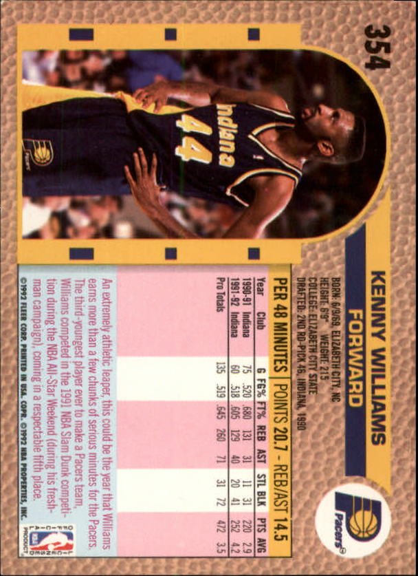 B0464- 1992-93 Fleer Basketball #s 251-444 +Inserts -You Pick- 15+ FREE US SHIP - Picture 181 of 385