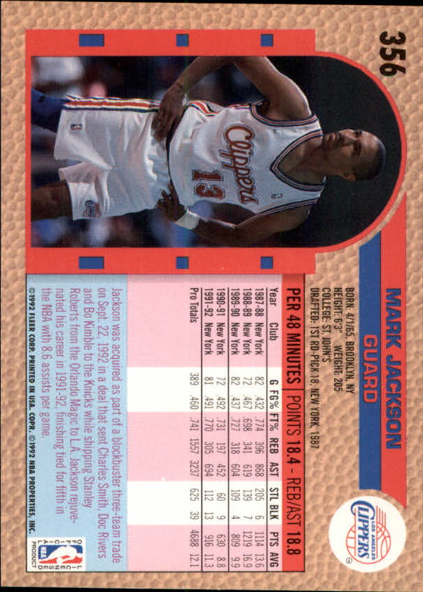 B0464- 1992-93 Fleer Basketball #s 251-444 +Inserts -You Pick- 15+ FREE US SHIP - Picture 185 of 385