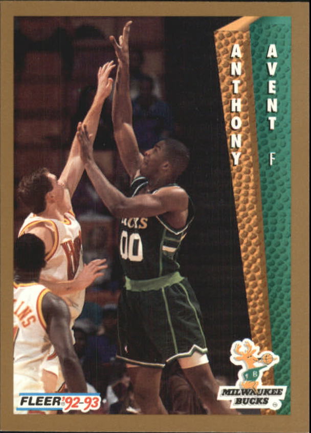 1992-93 Fleer #371 Anthony Avent RC