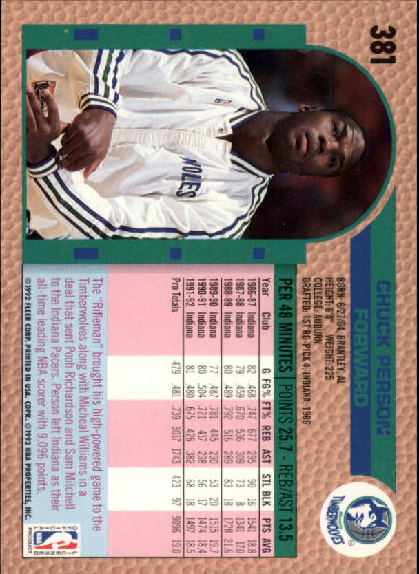B0464- 1992-93 Fleer Basketball #s 251-444 +Inserts -You Pick- 15+ FREE US SHIP - Picture 233 of 385