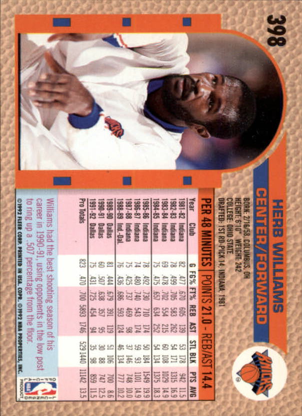 B0464- 1992-93 Fleer Basketball #s 251-444 +Inserts -You Pick- 15+ FREE US SHIP - Picture 267 of 385