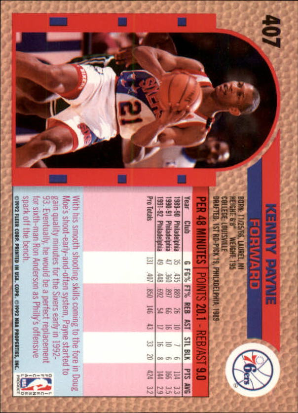 B0464- 1992-93 Fleer Basketball #s 251-444 +Inserts -You Pick- 15+ FREE US SHIP - Picture 283 of 385