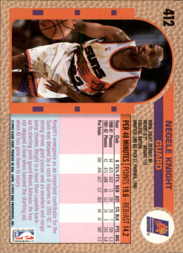 B0464- 1992-93 Fleer Basketball #s 251-444 +Inserts -You Pick- 15+ FREE US SHIP - Picture 293 of 385