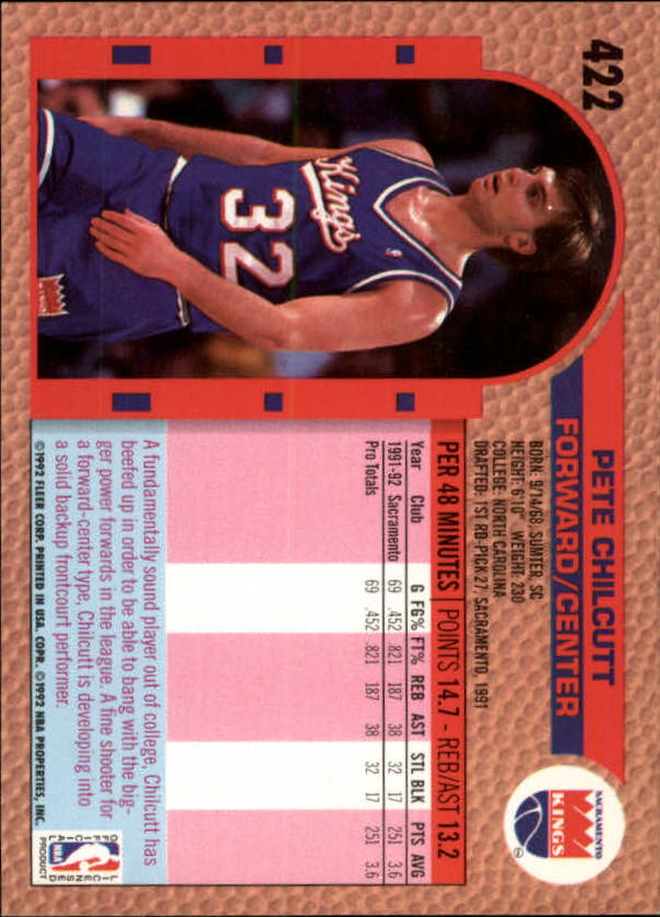 B0464- 1992-93 Fleer Basketball #s 251-444 +Inserts -You Pick- 15+ FREE US SHIP - Picture 313 of 385