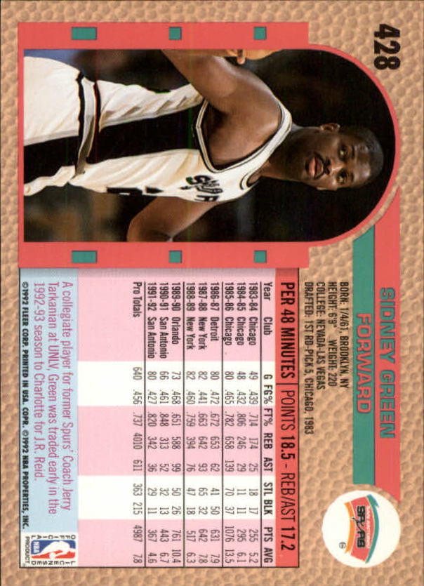 B0464- 1992-93 Fleer Basketball #s 251-444 +Inserts -You Pick- 15+ FREE US SHIP - Picture 325 of 385