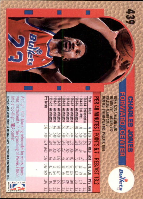 B0464- 1992-93 Fleer Basketball #s 251-444 +Inserts -You Pick- 15+ FREE US SHIP - Picture 347 of 385