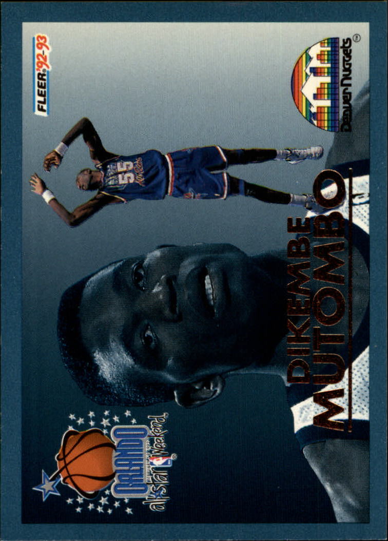 1992-93 Fleer All-Stars #19 Dikembe Mutombo