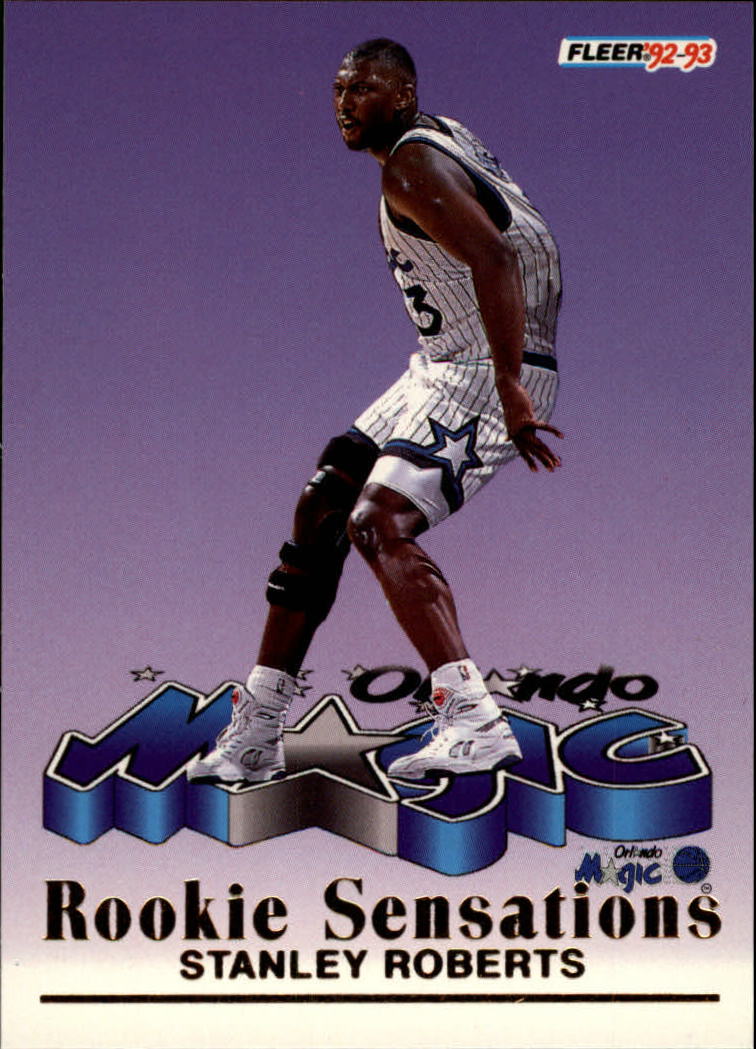 1992-93 Fleer Rookie Sensations #9 Stanley Roberts