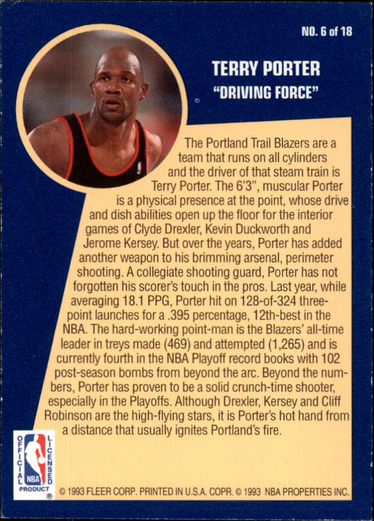 B0464- 1992-93 Fleer Basketball #s 251-444 +Inserts -You Pick- 15+ FREE US SHIP - Picture 377 of 385