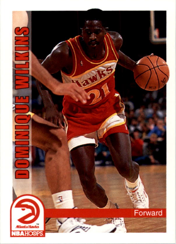 1992-93 Hoops #8 Dominique Wilkins