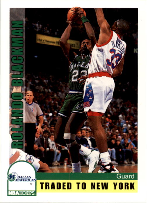 1992-93 Hoops #45 Rolando Blackman