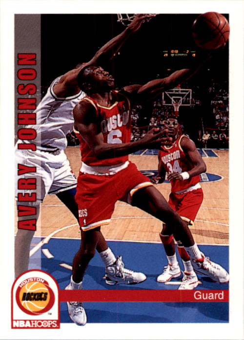 1992-93 Hoops #82 Avery Johnson