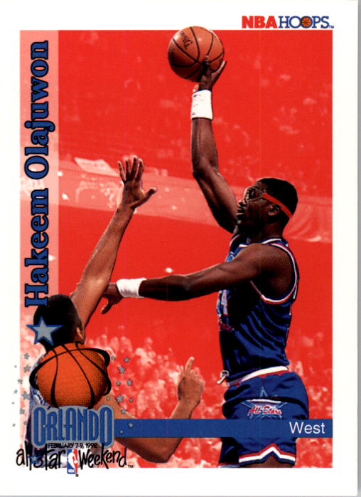 1992-93 Hoops #314 Hakeem Olajuwon AS