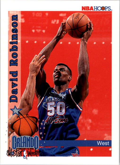 1992-93 Hoops #315 David Robinson AS